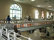 Binnenaanzicht van de wodkafabriek