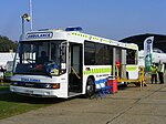 Ambulansbuss från St John Ambulance, i Britannien