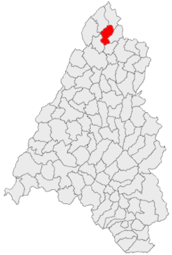 Location of Tarcea