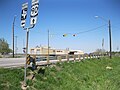 View east at the intersection of US 90A and FM 1952