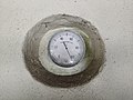 Detalle de un termómetro del horno del Tejar de Baiuca, en Boimil, Boimorto