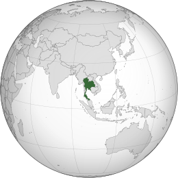 Thailandia - Localizzazione