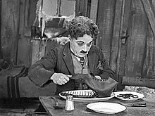  Charlie Chaplin in The Gold Rush