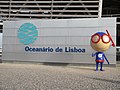 Mascotte de l'Oceanarium de Lisbonne.