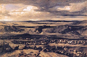 Die Niederlage der Kimbern, Alexandre-Gabriel Decamps (1803–1860)