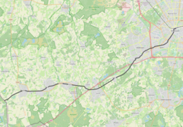 Tramlijn Eindhoven - Reusel op de kaart