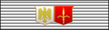 "Distintivo d'onore per gli ex irredenti volontari di guerra" (mod. 1921) con nastrino bianco