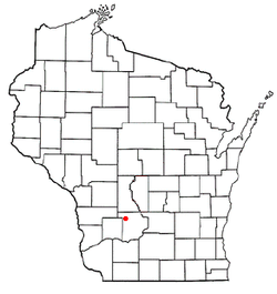Location of Ironton, Wisconsin
