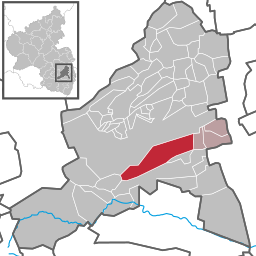 Läget för Wachenheim an der Weinstraße i Landkreis Bad Dürkheim