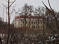 Herrenhaus, Garten und Brunnen eines Rittergutes