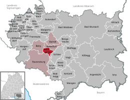 Weingarten - Localizazion