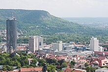 Blick in das Zentrum Jenas