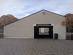 Entrance on the north side of Bergslagsvägen, 2018