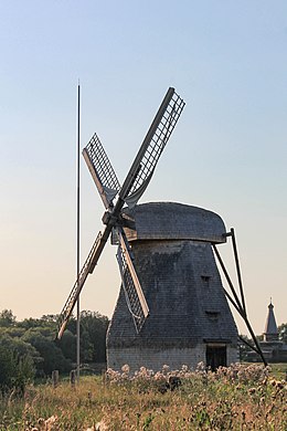 471. Ветряная мельница из деревни Ладощина, музей «Витославицы», Великий Новгород Автор — ElenaLitera