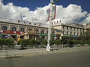 Street landscape in Chaka Town.