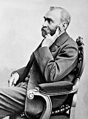Portrait of Alfred Nobel (1833-1896) by Gösta ...