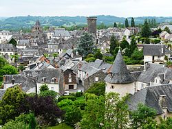 Skyline of Allassac