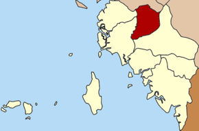 Amplasarea districtului în provincia Satun