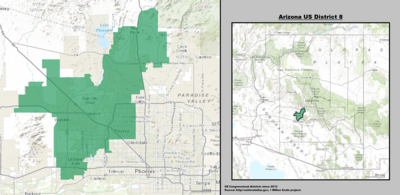 8. Kongresswahlbezirk von Arizona seit dem 3. Januar 2013