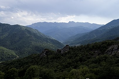 Artsakh mountains view from Gandzasar