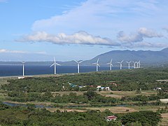 Bangui Wind Farm overlooking