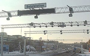 The control point at Liljeholmen, Stockholm.