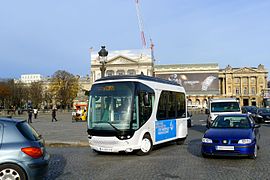 BlueTram à la Place de la Concorde