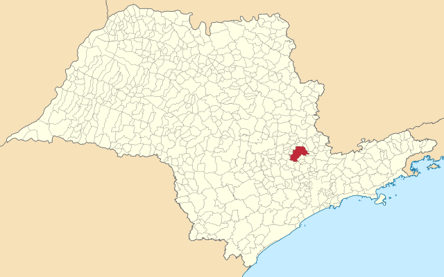 Localização de Campinas em São Paulo