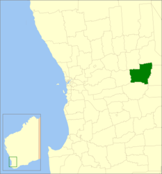 Contea di Bruce Rock – Mappa