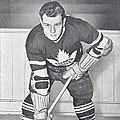 Bud Poile, shown here during his playing career with the Toronto Maple Leafs, was the team's first general manager.