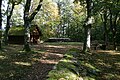 Burg Schnellerts im Odenwald, Blick vom Tor in den Burghof.