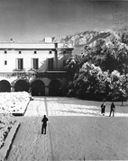 Caltech snow in 1949