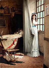 Шарлотта Корде и Марат. Жюль-Шарль Авиа[фр.], 1880