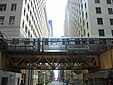 Une rame du métro de Chicago.