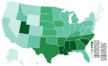 US states by religiosity
