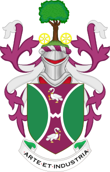 Coat of arms of Buckinghamshire New University.svg
