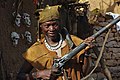 Image 8A Dogon hunter with an old flintlock rifle still in use. (from Culture of Mali)