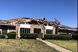 EF1 damage: Cause major damage to mobile homes and automobiles, and can cause minor structural damage to well-constructed homes. This frame home sustained major roof damage, but otherwise remained intact. Around 35% of all annual tornadoes in the U.S. rated EF1.