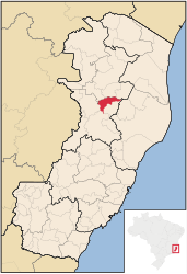 São Domingos do Norte – Mappa