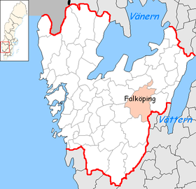 Localisation de Falköping