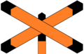 Single track level crossing (1932–1974)