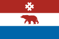 Vlajka Komi-Permjackého okruhu (od 2009) Poměr stran: 2:3