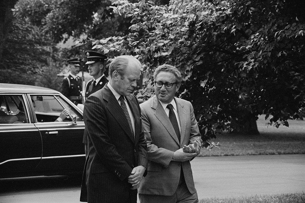 This is What Henry Kissinger Looked Like  on 8/16/1974 