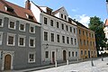 Straßen der Historischen Altstadt mit Bürgersteigen und Granitpflasterungen