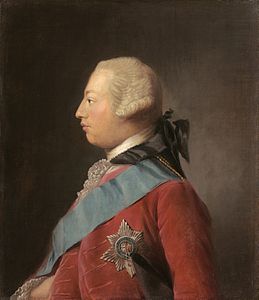 Rei George III da Inglaterra, 1762.