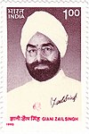 Zail Singh, indisk ex-president.