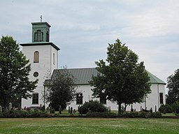 Grevie kyrka i juli 2010