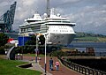 À Clydeport, Greenock waterfront.