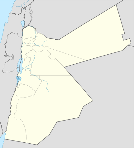 Mappa di localizzazione: Giordania