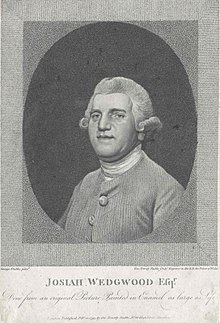 Josiah Wedgwood was a leading entrepreneur in the Industrial Revolution. Josiah Wedgwood.jpg